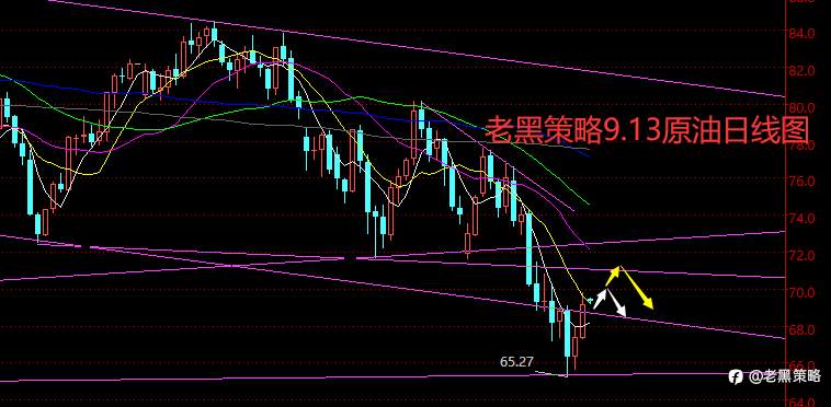 老黑策略：9.13外汇、黄金、原油分析策略