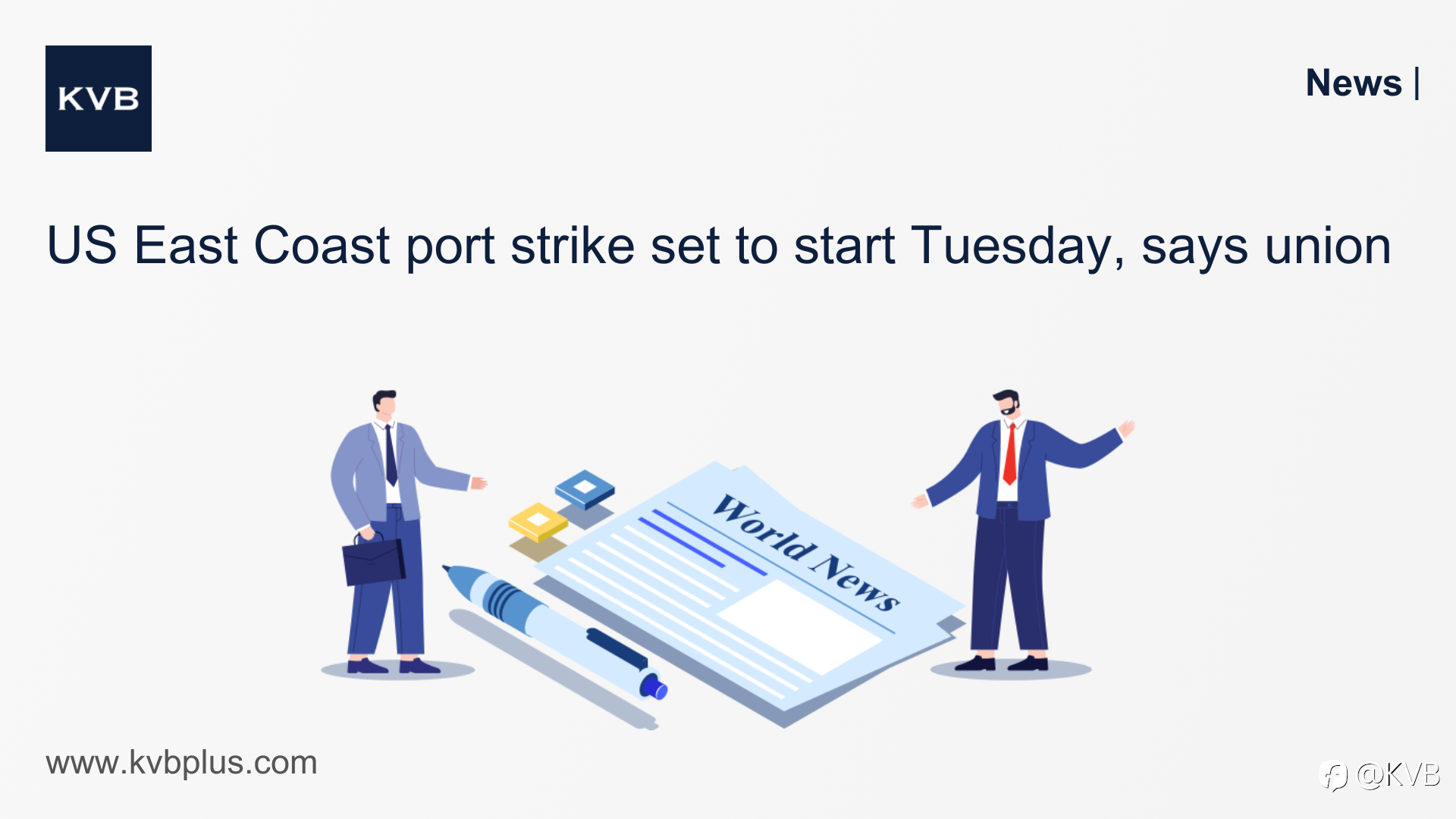 🚨US East Coast port strike set to start Tuesday, says union 🛳️