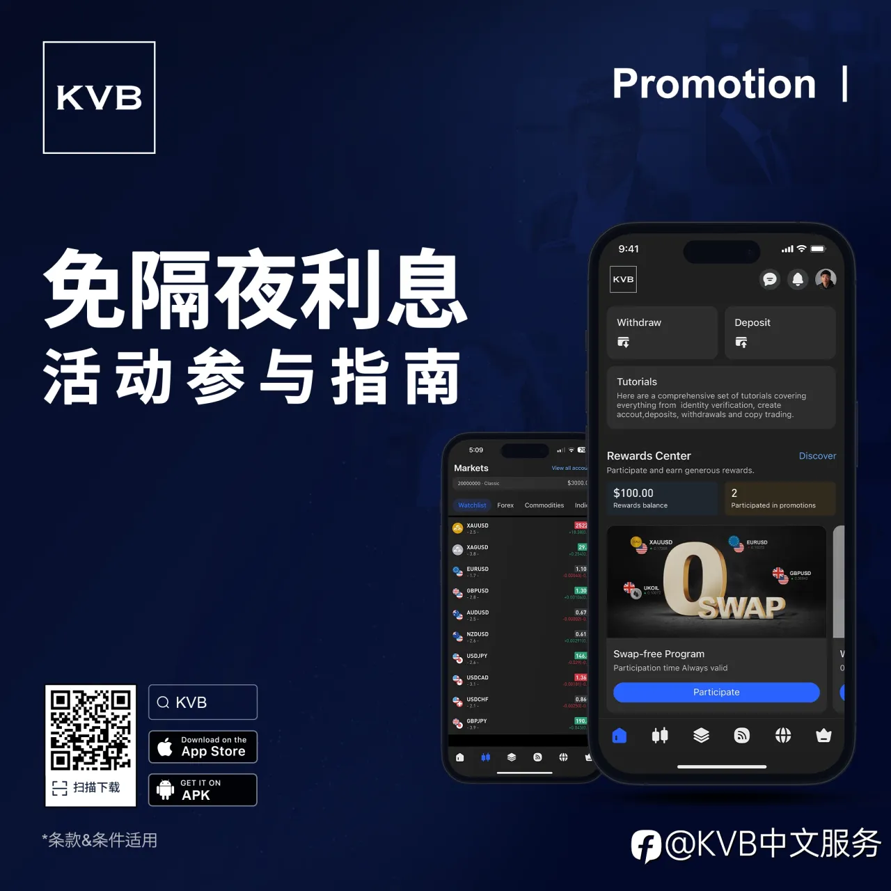 通过KVB免隔夜利息交易计划——首7 天无隔夜费用!💰