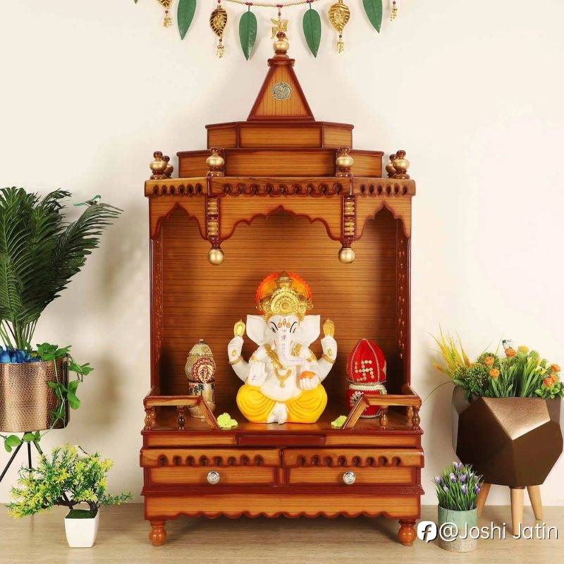 Brahma Sthana Medium Floor Rested Pooja Mandir