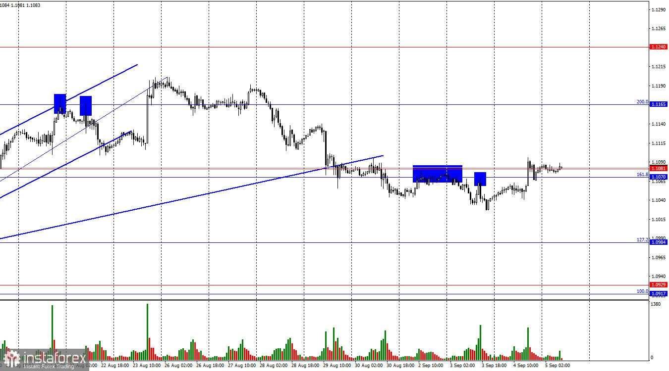 Prakiraan untuk pasangan EUR/USD pada 5 September 2024