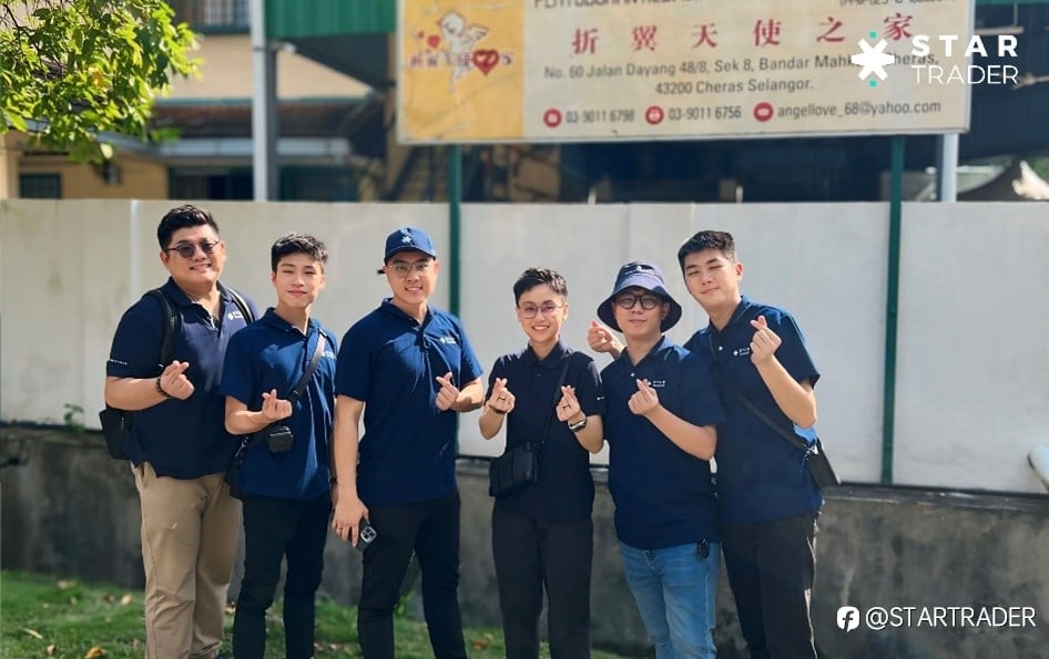 STARTRADER星迈向Pertubuhan Kebajikan Rasa Sayang Selangor传送欢乐与支持