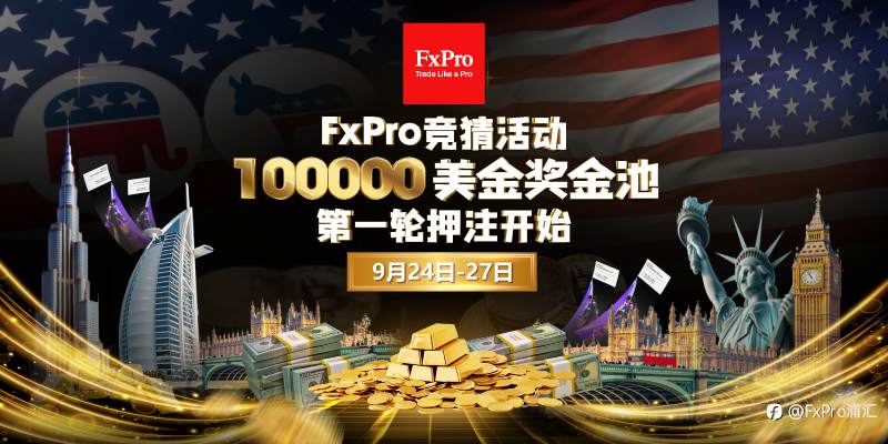 FxPro瓜分十万美金奖金池,第一轮正式开始啦!