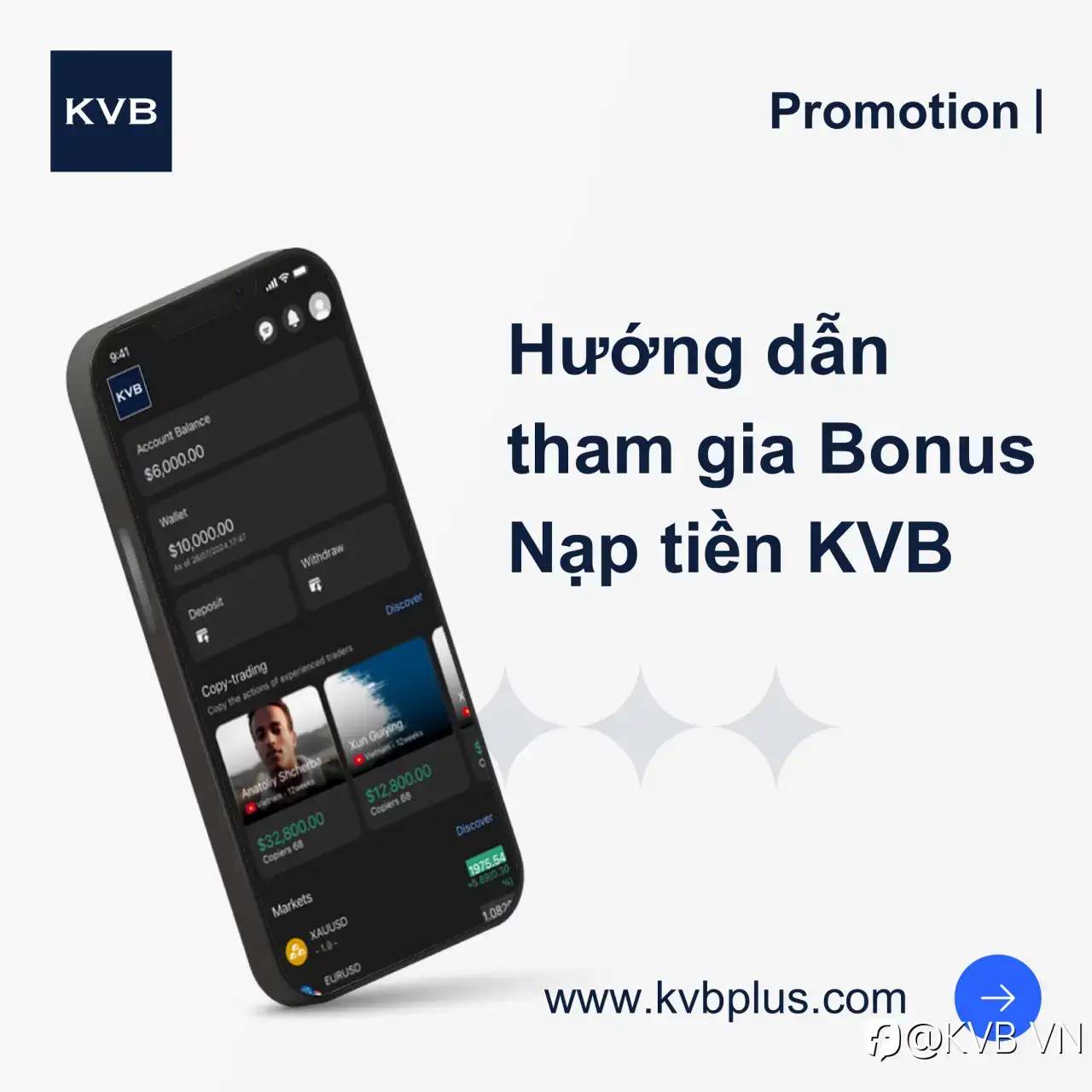 Nhận Thưởng Nạp Tiền KVB của bạn—Dưới đây là cách tham gia! 💰