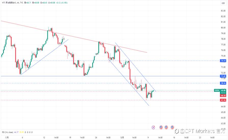 CPT Markets 黄金与原油评析：美国 CPI 指数备受关注，金价上涨！墨西哥湾暂停部分原油生产，原油价格承压！