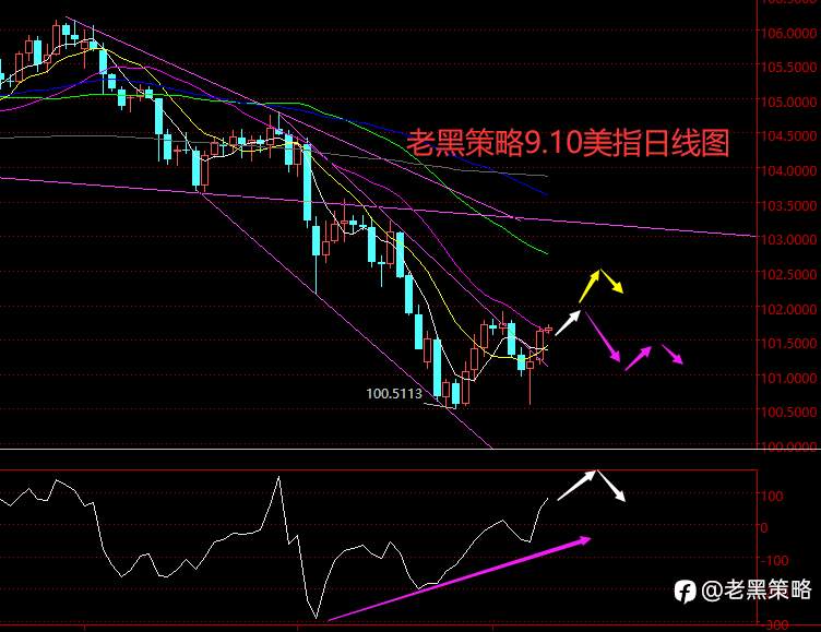 老黑策略：9.10外汇、黄金、原油分析策略
