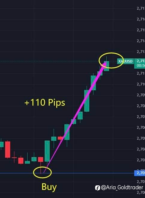 Long order Took 1️⃣1️⃣0️⃣ Pips