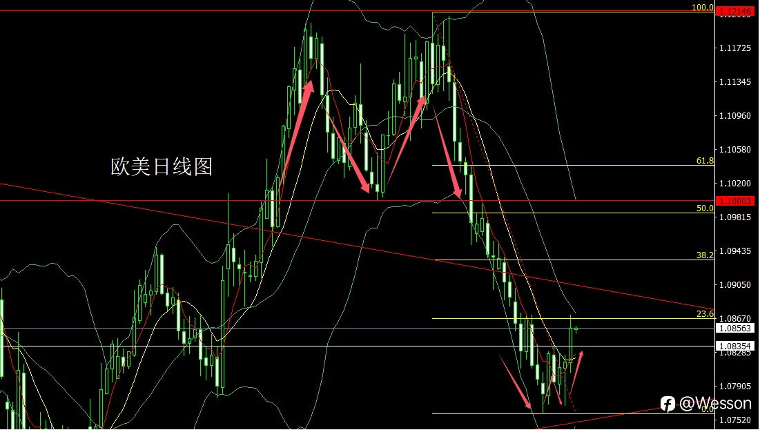 10月31日：日线中阳临收关，金银还需做多