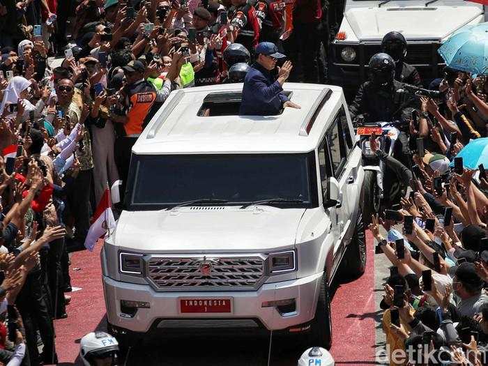 Begini Kecanggihan MV3 Garuda Limousine, Mobil Pindad yang Dinaiki Prabowo