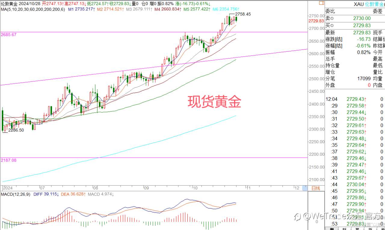 2024年10月28日|每日汇评-策略分析|王萍:美日震荡偏多运行