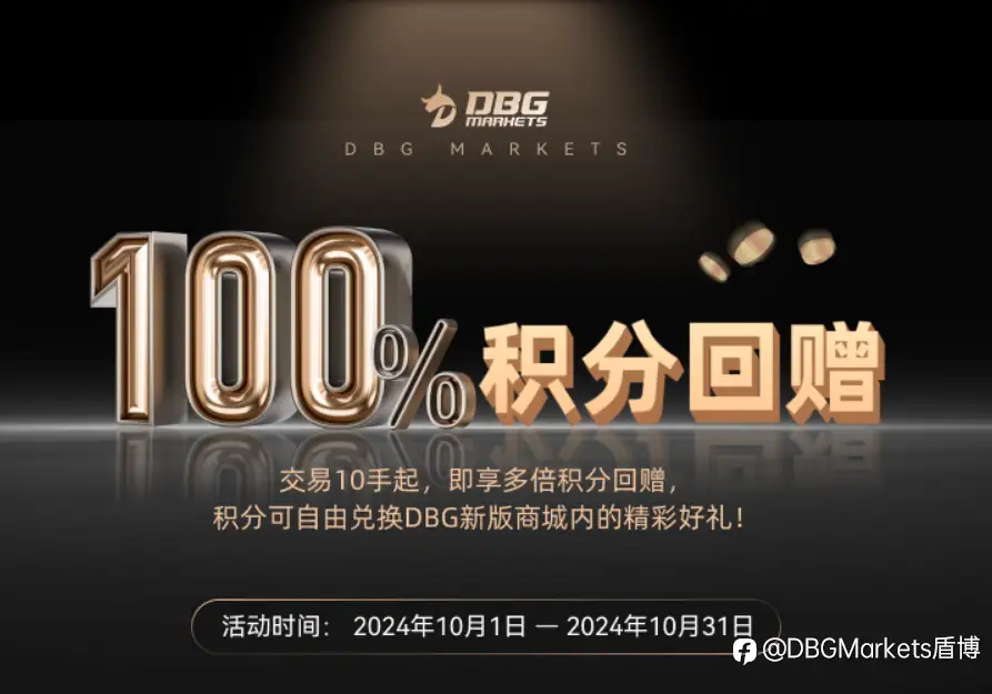 积分狂赚: DBG Markets100%积分回赠特别活动