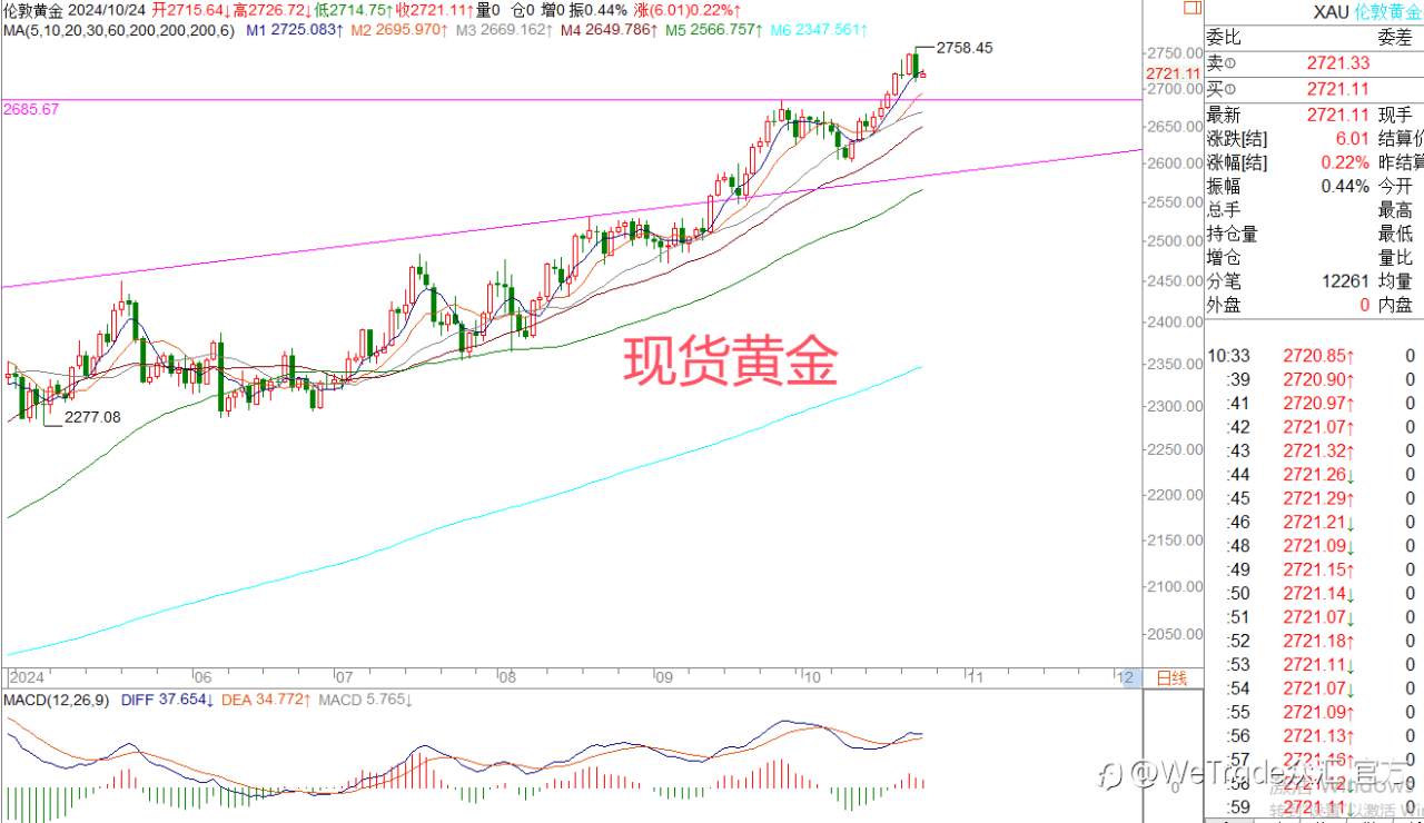 2024年10月24日|每日汇评-策略分析|王萍:非美还未明确止跌
