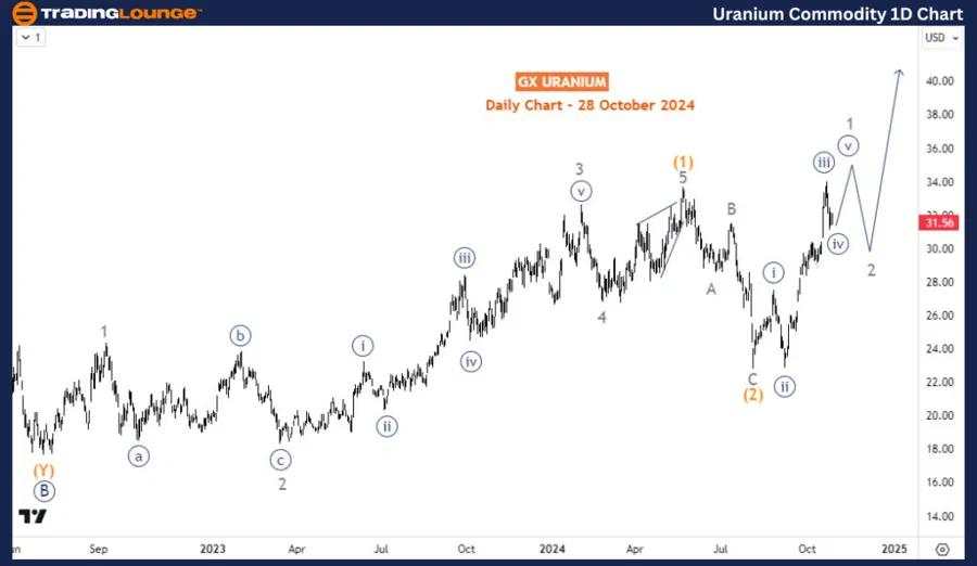 GX Uranium ETF Elliott Wave technical analysis [Video]