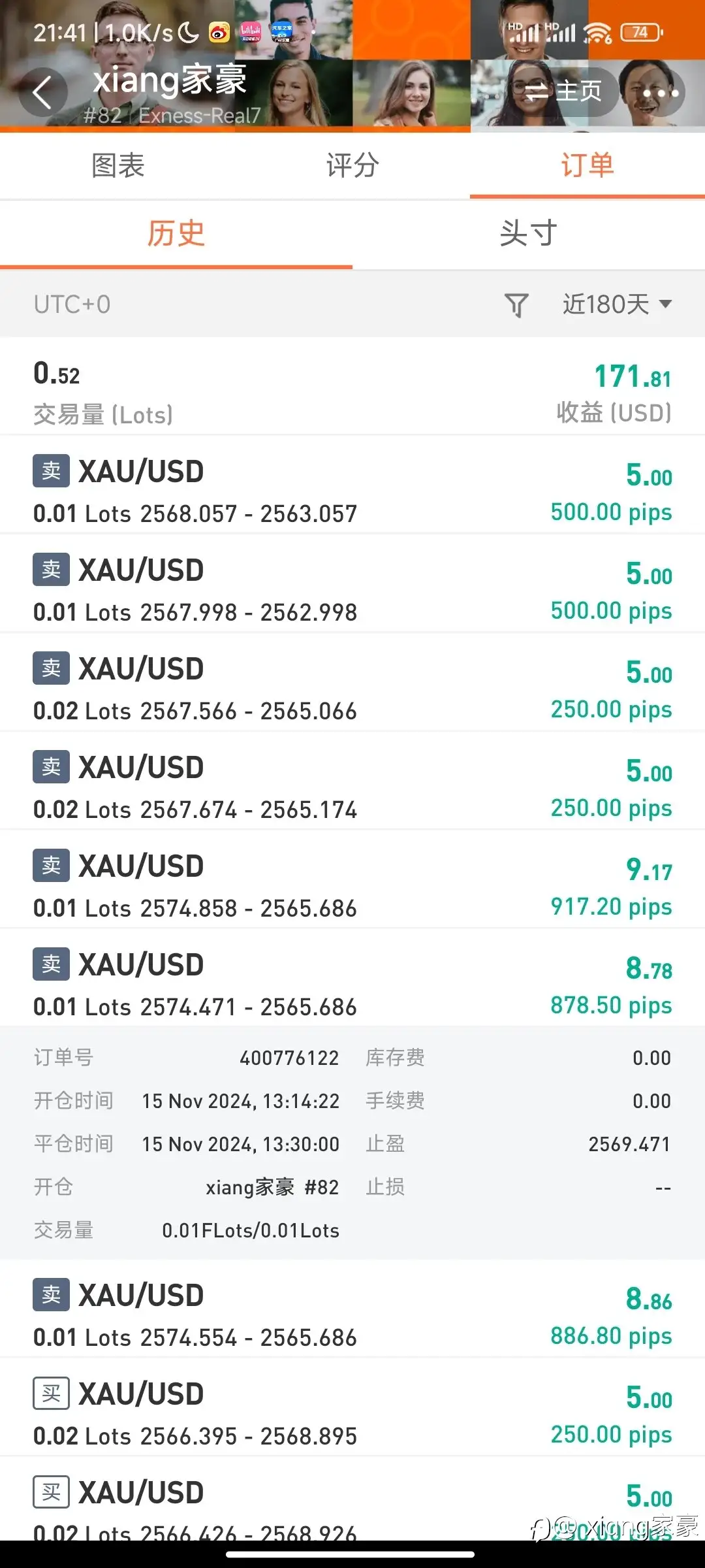 第一次对止盈滑点感到难受