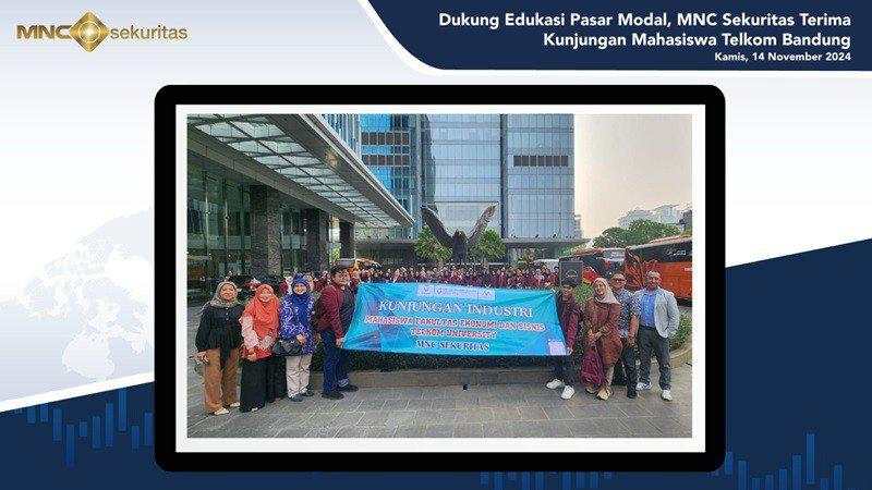 Terima Kunjungan Mahasiswa Telkom Bandung, MNC Sekuritas Beri Edukasi Pasar Modal