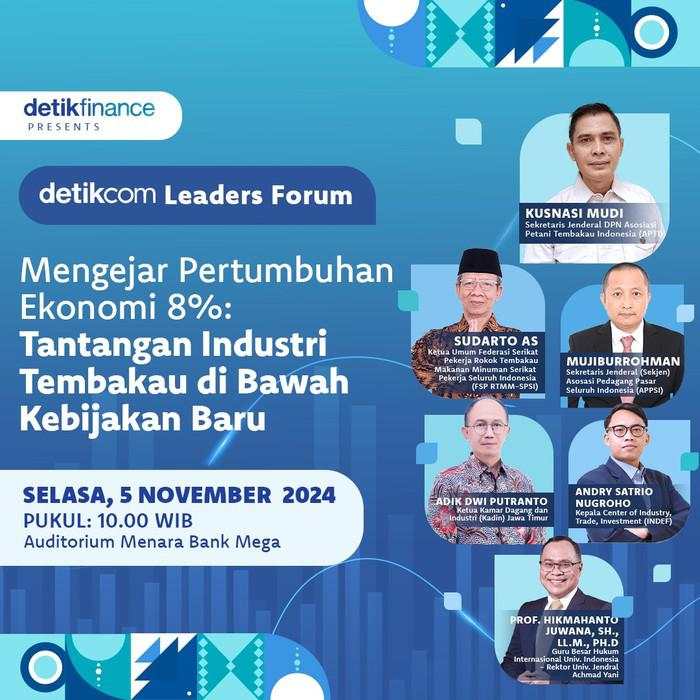 Menyoal Kebijakan Kemasan Rokok Tanpa Merek di detikcom Leaders Forum