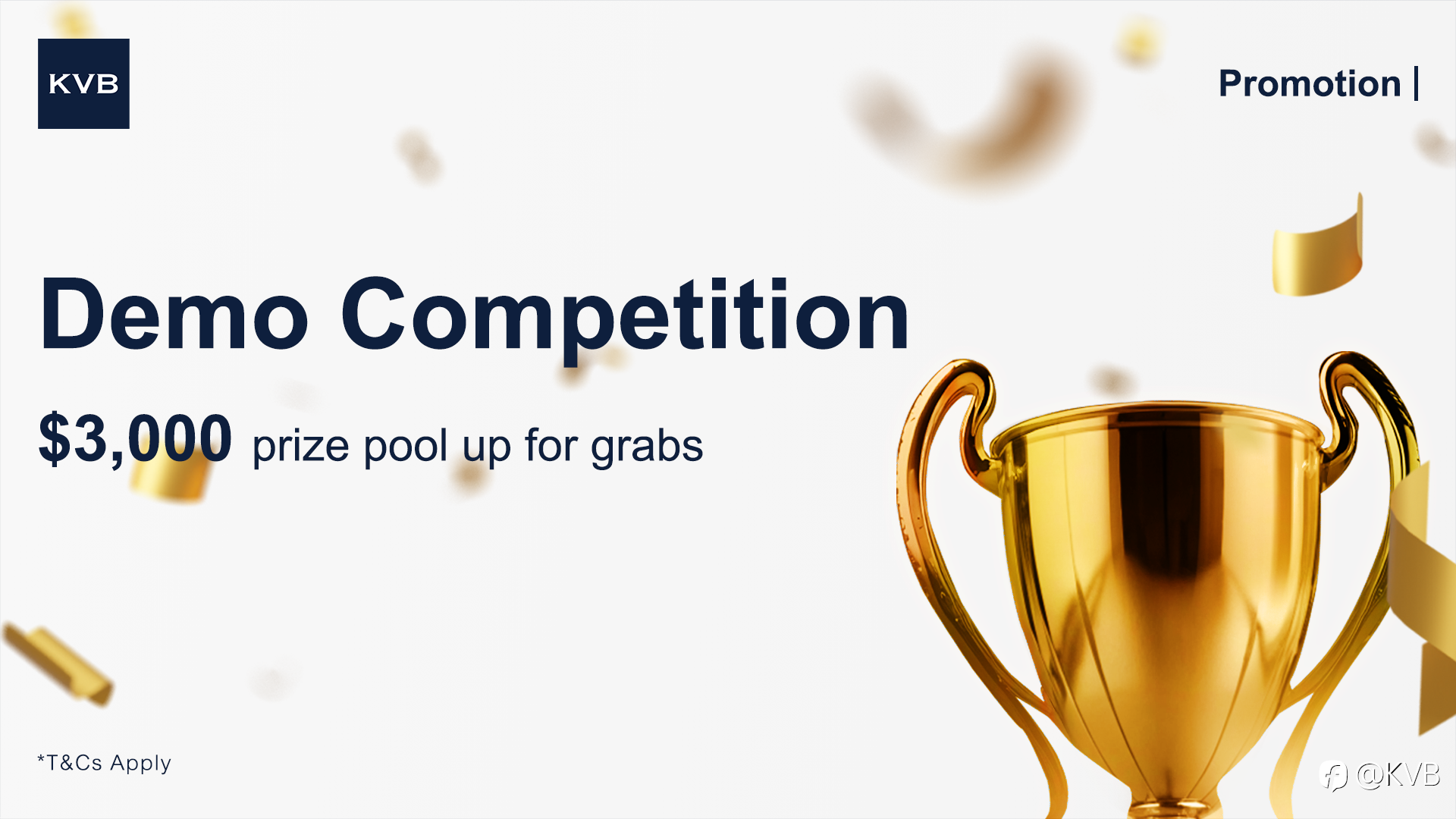 🎉 KVB November's Demo Competition Pre-Registration Starts Tomorrow – 7-Days Period!