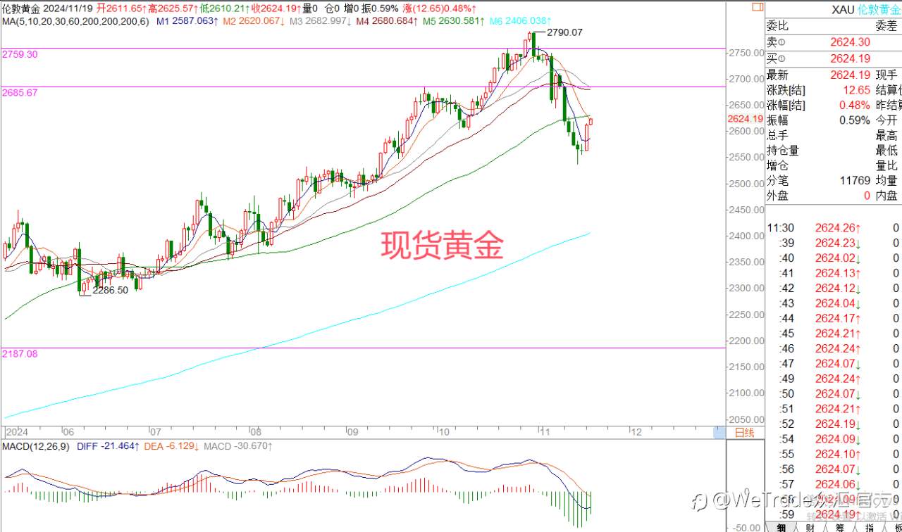 2024年11月19日|每日汇评-策略分析|王萍:原油短期获得支撑继续面临震荡运行