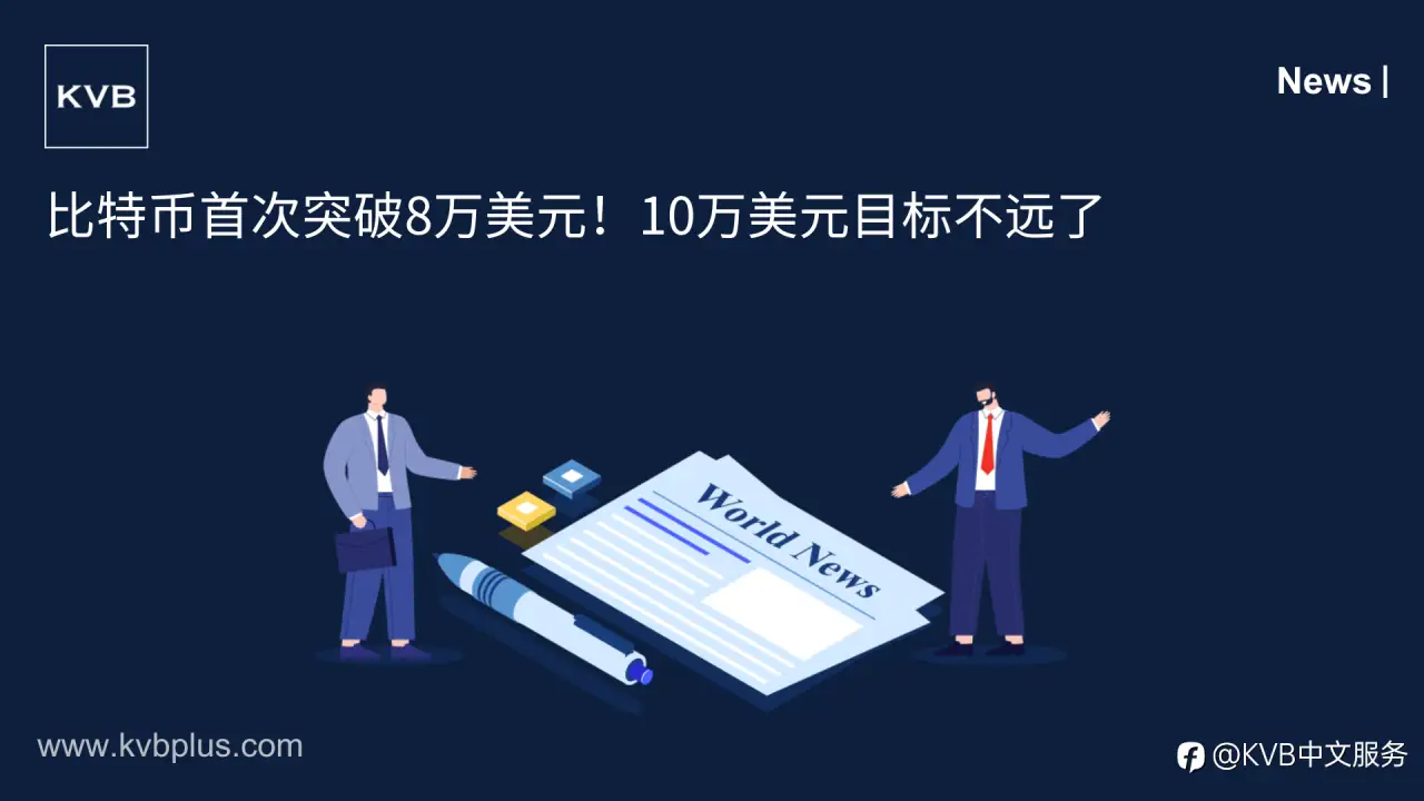 🚨比特币首次突破8万美元！10万美元目标不远了 📈