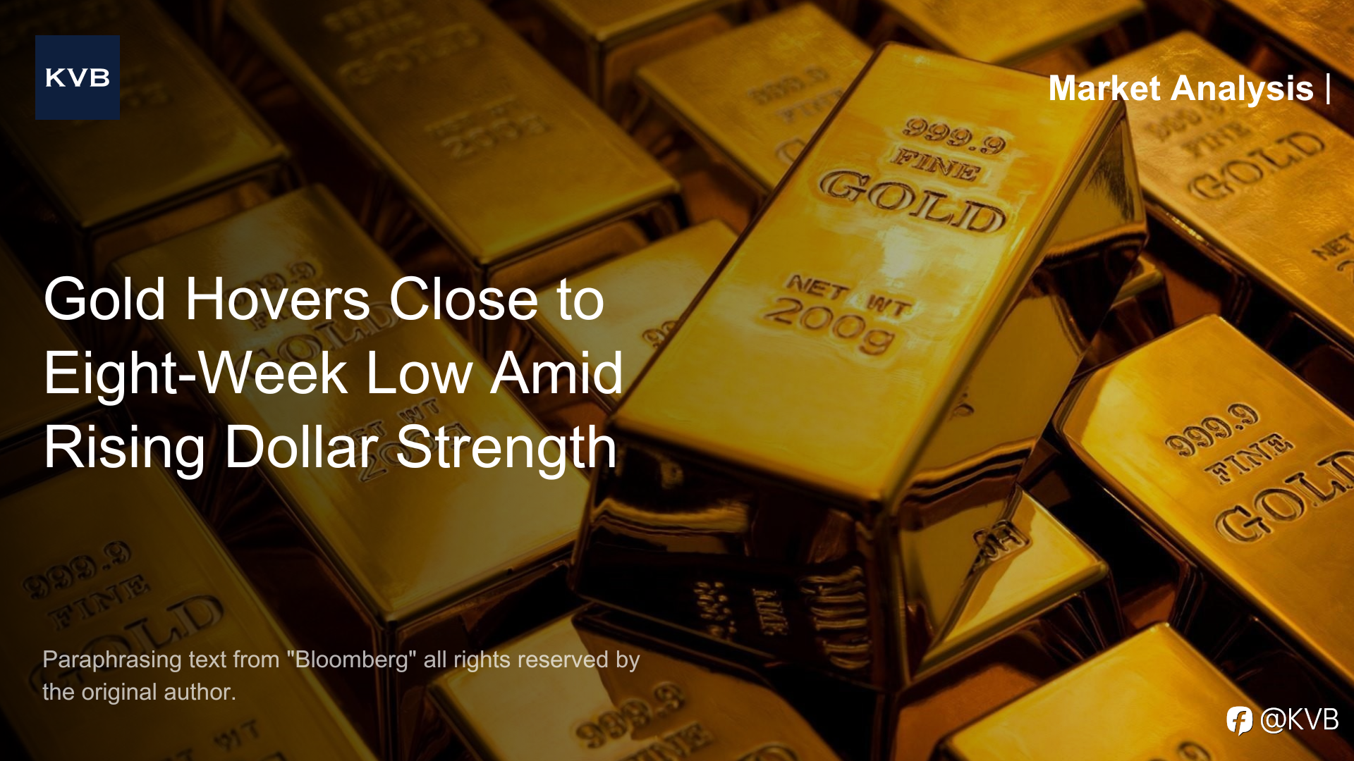 📈 Market analysis: Gold Hovers Close to Eight-Week Low Amid Rising Dollar Strength