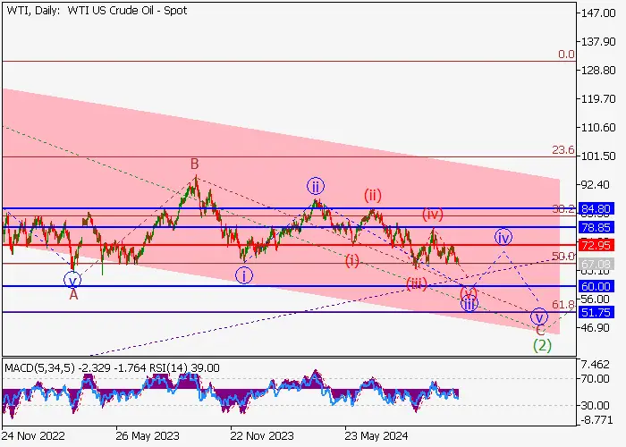 WTI Crude Oil: Wave Analysis
