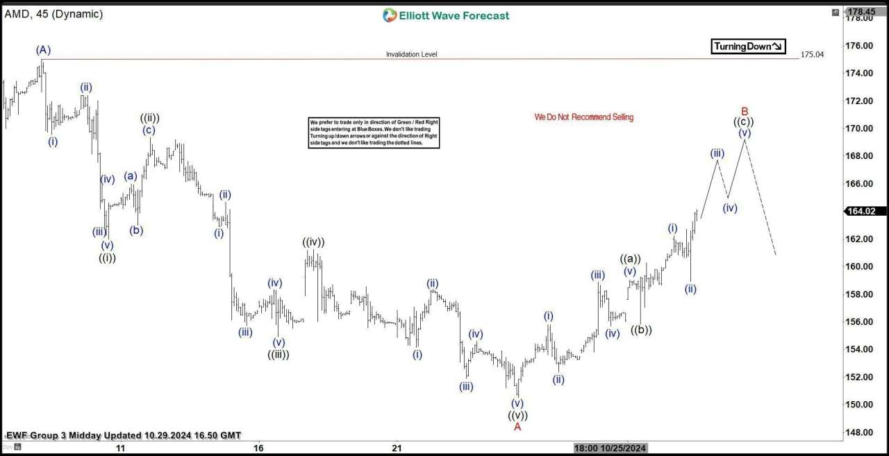 AMD Elliott Wave Calling the Decline After Zig Zag Pattern