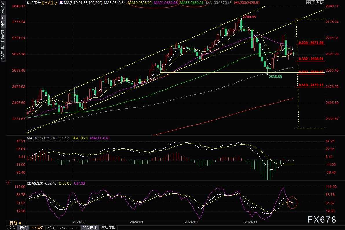 11月28日现货黄金短线走势分析：假期交投清淡，关税担忧支撑金价