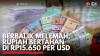 Rupiah Hari Ini Ditutup Terdepresiasi ke Level Rp15.784 per USD