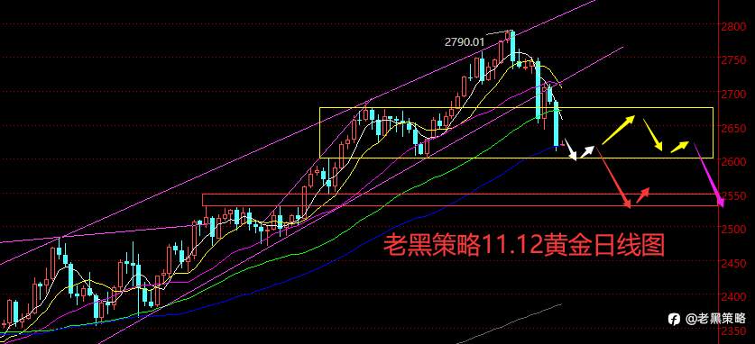 老黑策略：11.12外汇、黄金、原油分析策略
