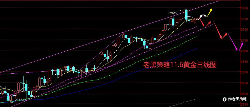 老黑策略：11.6外汇、黄金、原油分析策略