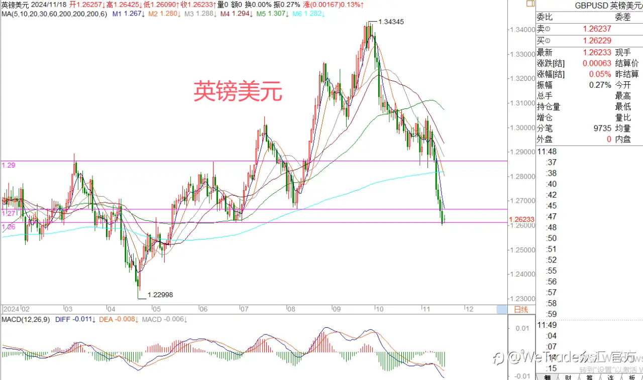 2024年11月18日|每日汇评-策略分析|王萍：欧美还未明确止跌