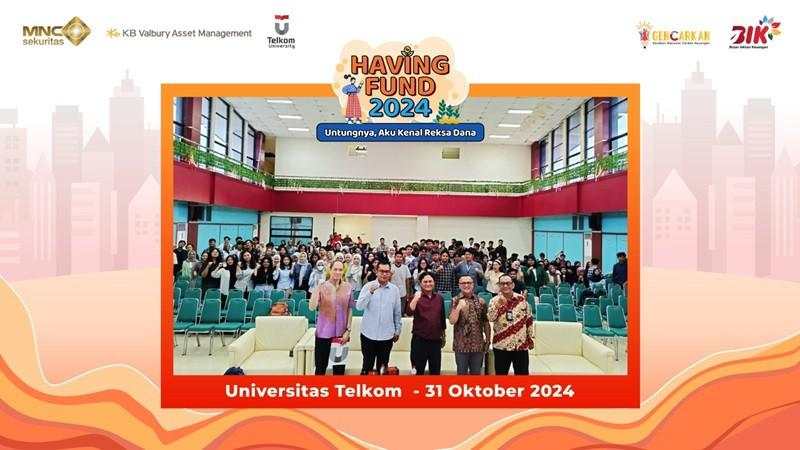 MNC Sekuritas-KB Valbury Ajak Mahasiswa Universitas Telkom Melek Investasi Reksa Dana