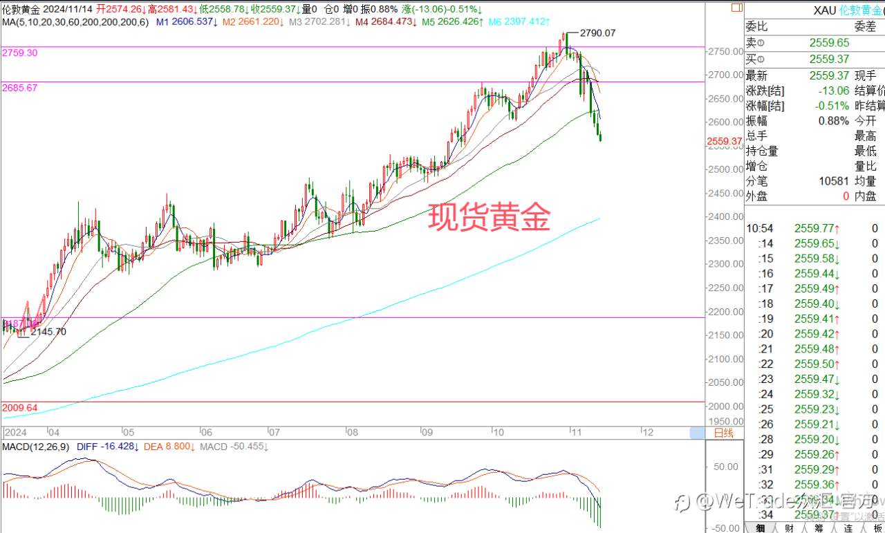 2024年11月14日|每日汇评-策略分析|王萍:美日延续走多