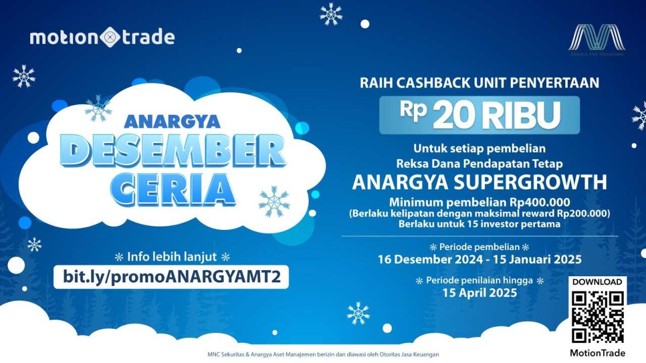 Raup Cuan di MotionTrade dengan Ikutan Promo “Anargya Desember Ceria”
