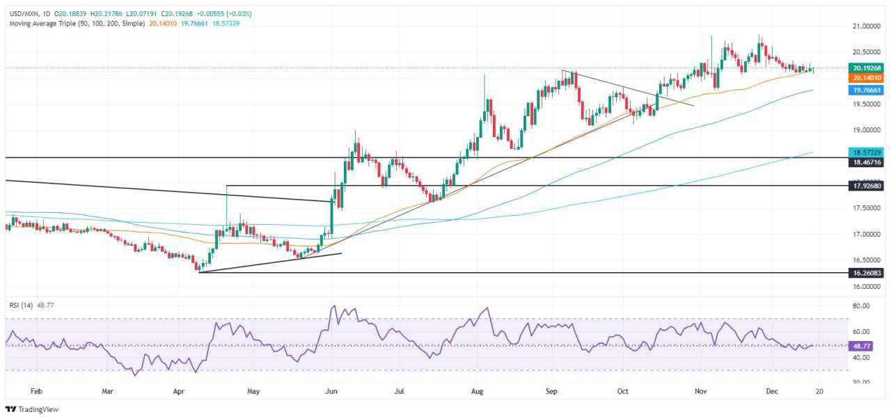 Đồng Peso Mexico lấy lại đà tăng trước cuộc họp của Fed và Banxico