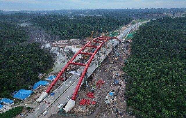 Waskita (WSKT) Bangun Jembatan Dirgahayu IKN, Begini Progresnya