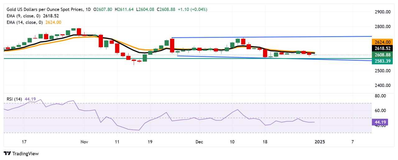 Gold price set to finish the year with gains, driven by bank purchases, geopolitical tensions