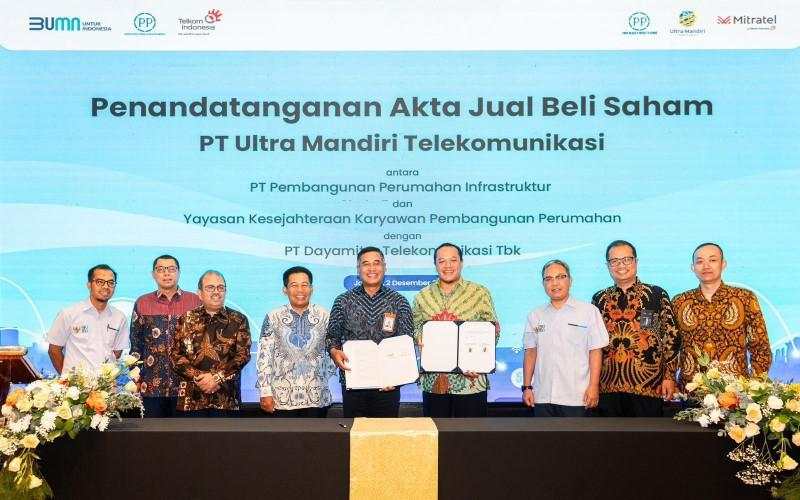 Mitratel (MTEL) Akuisisi Bisnis Telko PTPP Rp650 Miliar