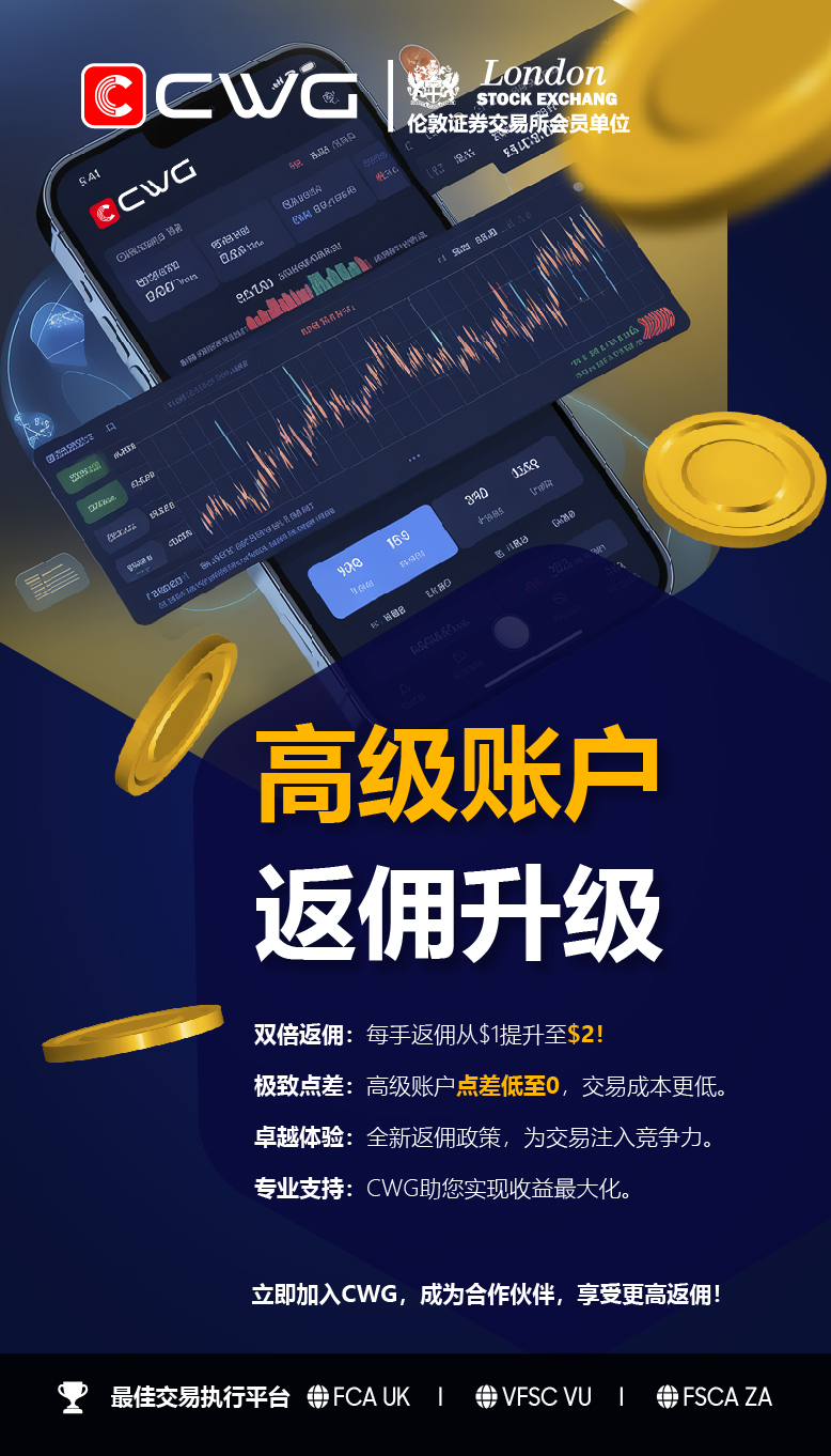 CWG 高级账户返佣升级！