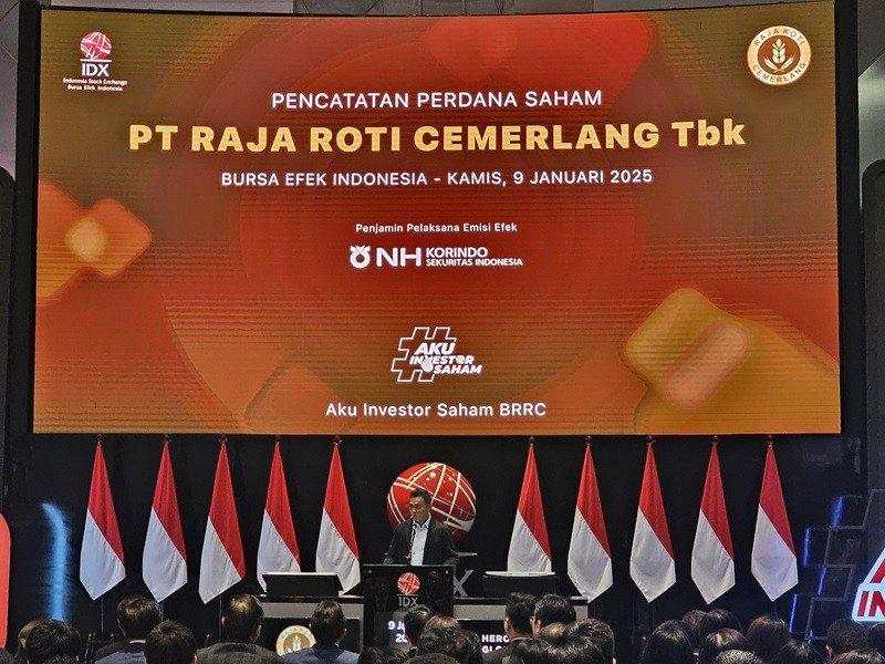 Hari Pertama Melantai di BEI, Saham Raja Roti (BRRC) Ngebut 24 Persen