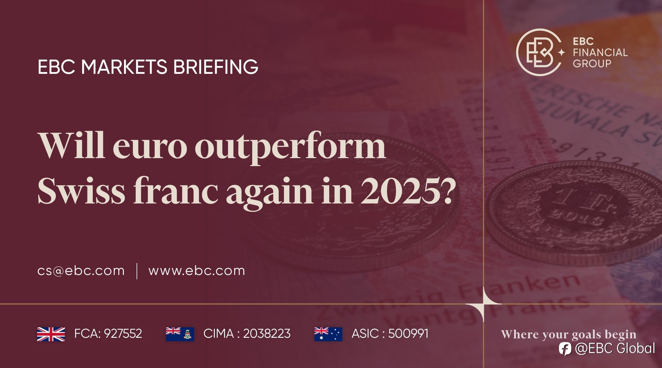 EBC Markets Briefing | Will euro outperform Swiss franc again in 2025?