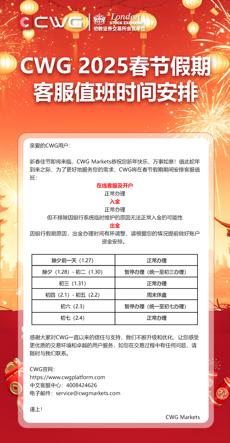2025春节假期客服值班时间安排