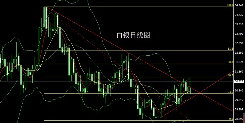 1月22日：日线大阳破颈线，金银回踩延续多