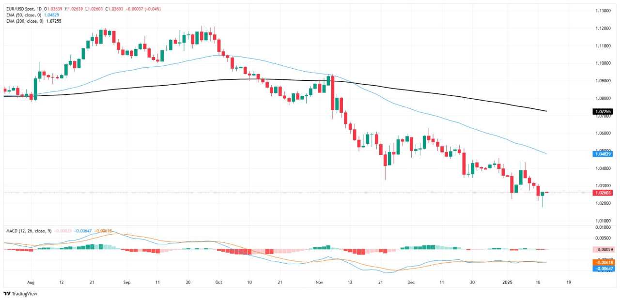 EUR/USD Berjuang untuk Memulihkan Posisi Setelah Uji Terendah Dua Tahun Terbaru