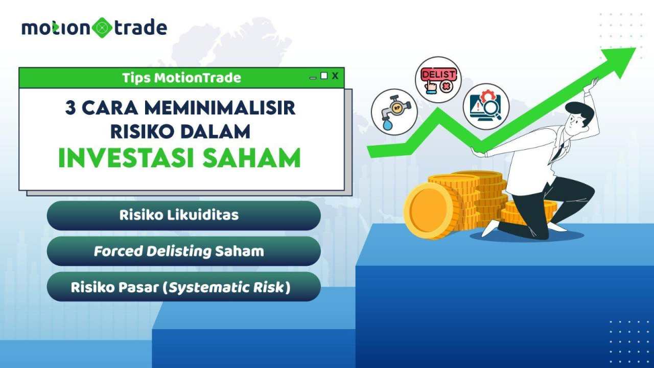 Simak Tiga Cara Meminimalisasi Risiko saat Investasi Saham