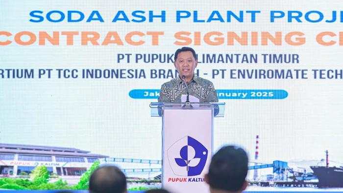 Pupuk Kaltim Akan Bangun Pabrik Soda Ash Pertama di RI