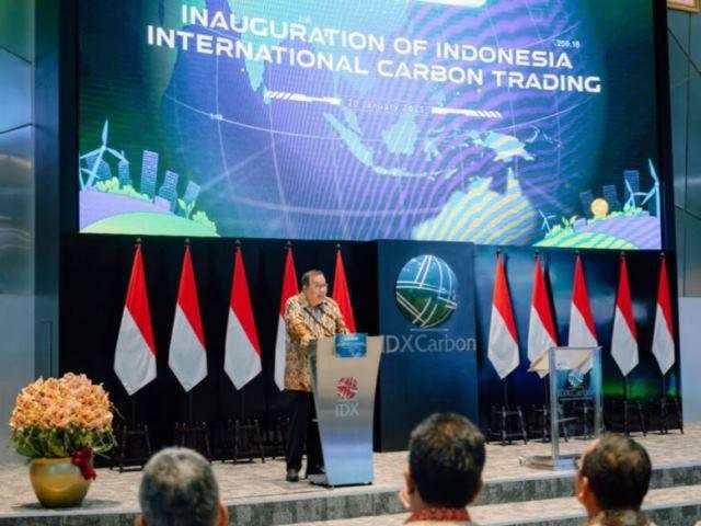 Bursa Karbon RI Resmi Lakukan Transaksi Internasional Perdana