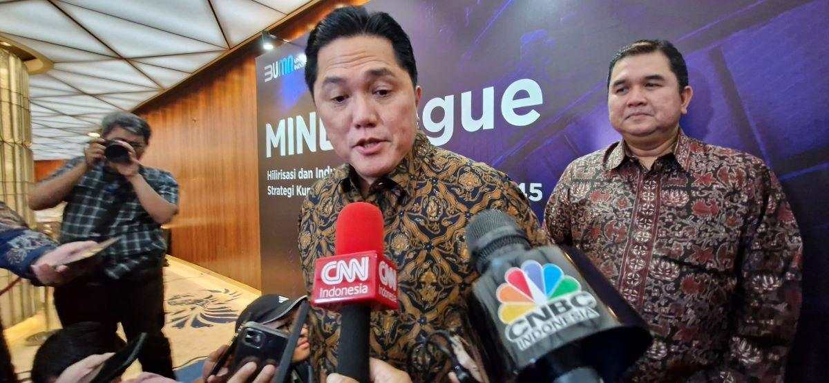 Soal IPO Mind ID dan Inalum, Erick Thohir Jawab Begini