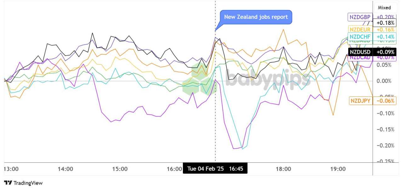 New Zealand Employment Fell 0.1% in Q4 2024, Jobless Rate Rose to 5.1%