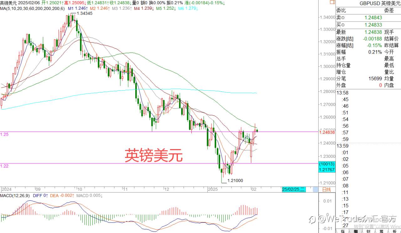 2025年2月6日|每日汇评-策略分析|王萍:非美震荡偏多运行